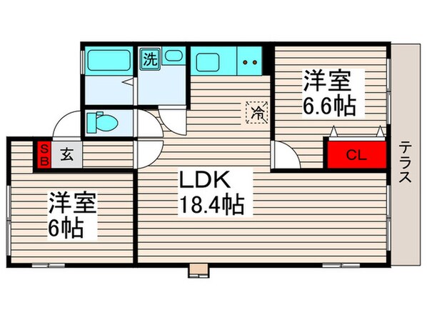 アネックス２９Ａの物件間取画像